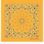Gold Bandanna Seat Shade