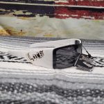 Locs Thick Frame White Sunglasses