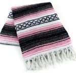 LIGHT PINK MEXICAN FALSA BLANKET
