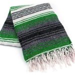 Emerald Mexican Sarape Blanket