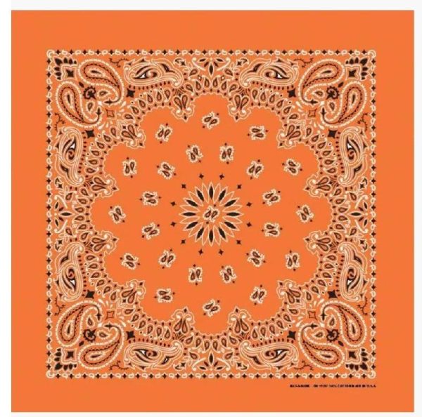 Orange Standard Bandanna Seat Shade