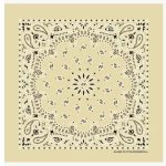 Beige Bandanna Seat Shade