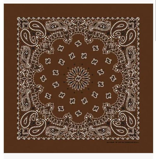 Brown Bandanna Seat Shade