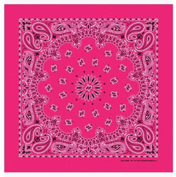 Hot Pink Bandanna Seat Shade