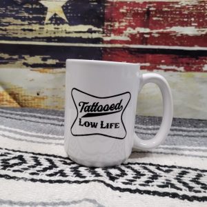 Halfedass Tattooed Low Life Coffee Cup
