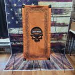 Black And Orange HD Skull
