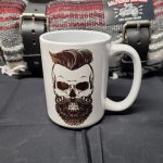 Bearded Skull Fuck Your Feelings Coffee Mug