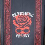BEAUTIFUL FELONY SKULL ROSE SEAT SHADE