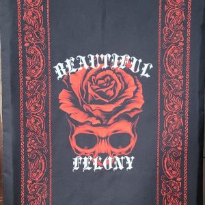BEAUTIFUL FELONY SKULL ROSE SEAT SHADE