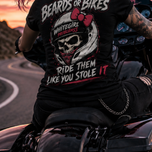 WHITEGIRL PROBLEMS BEARDS AND BIKES SHIRT OR HOODIE