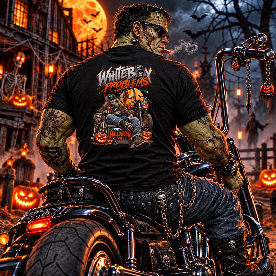 WHITEBOY PROBLEMS HALLOWEEN SHIRT OR HOODIE - Image 2